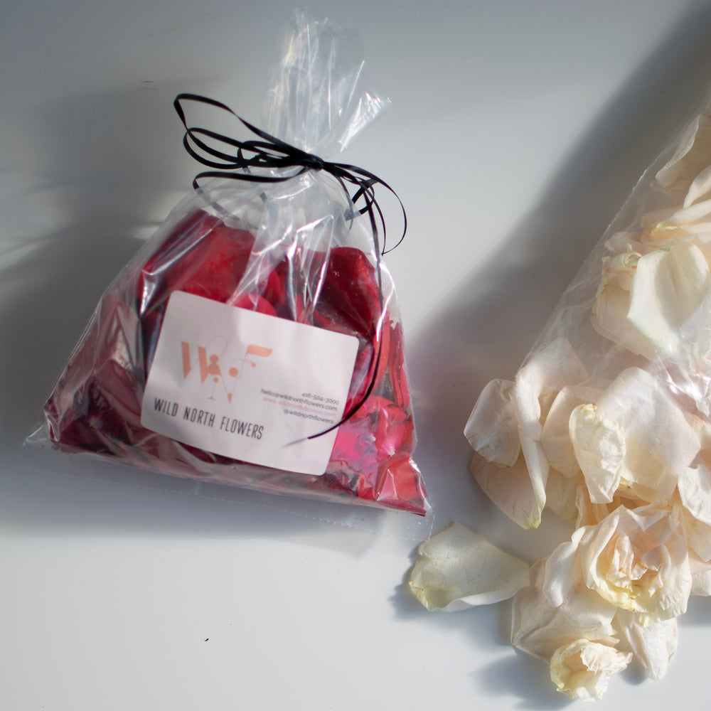 Bags of rose petals hot sale